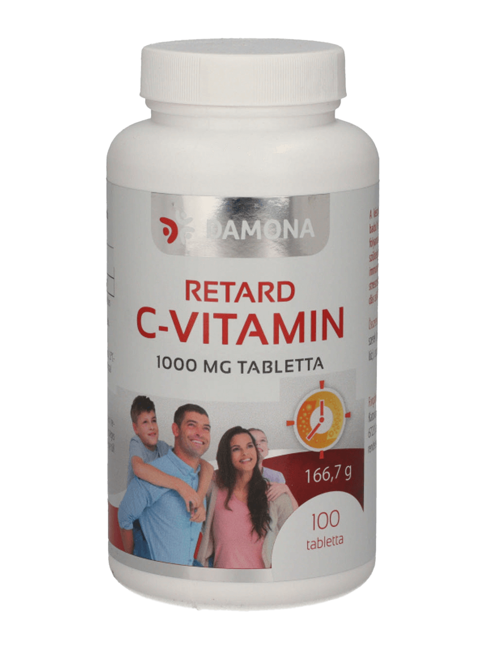 Damona C-vitamin 1000mg Retard Damona Kalcium+D3+K2
