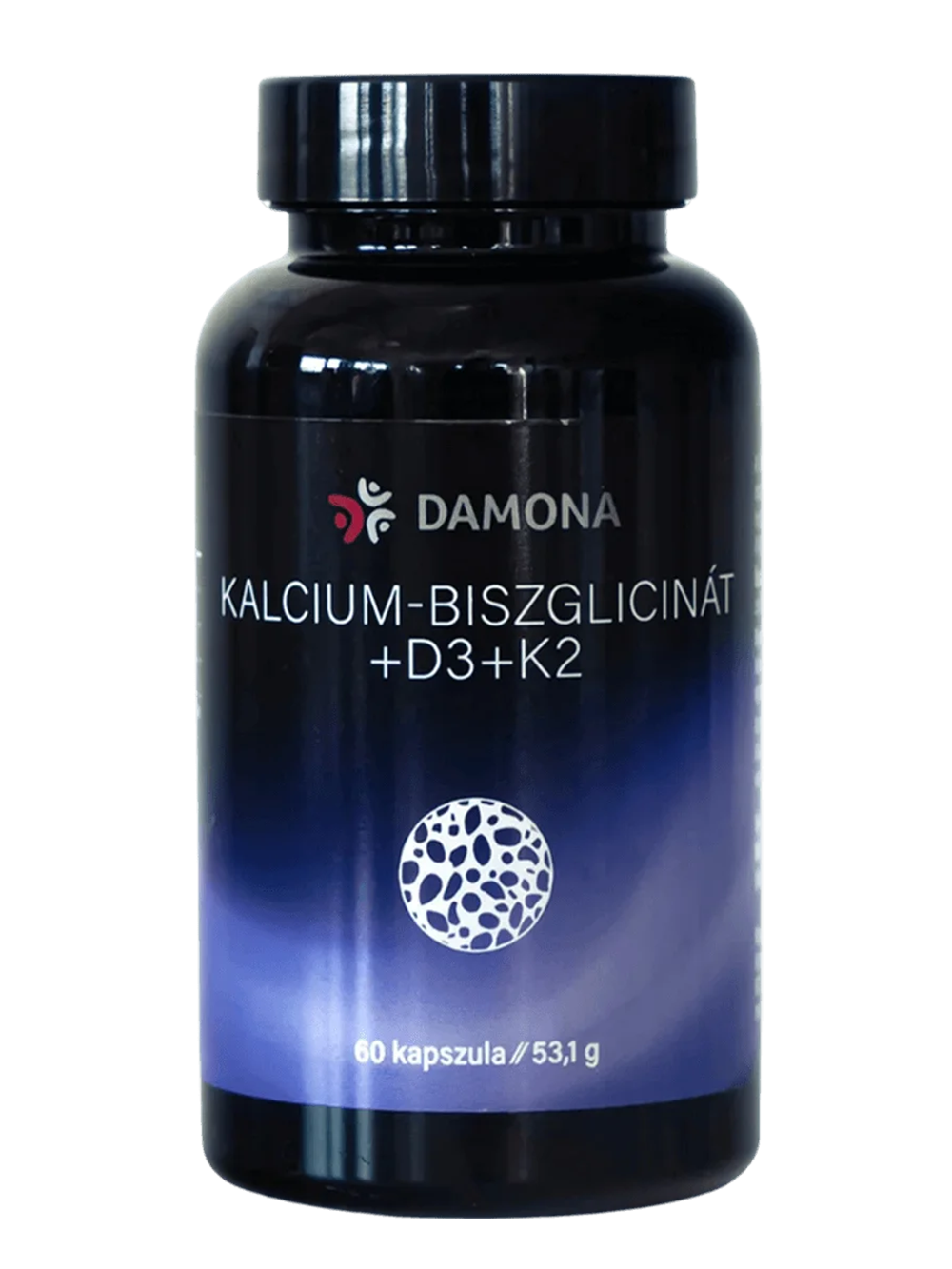 Damona Kalcium BIszglicinát + D3+K2 kapszula 60x